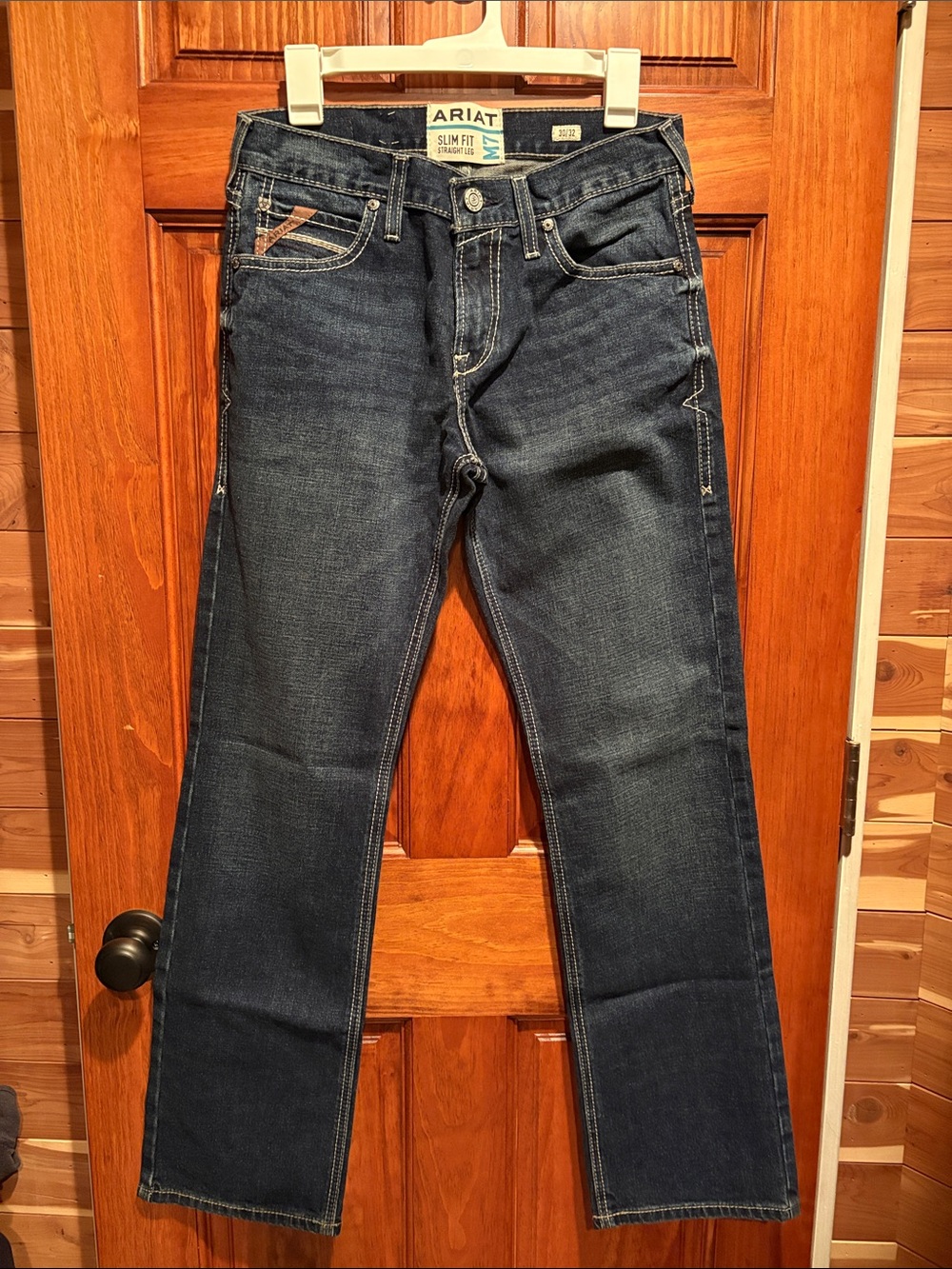 Ariat Slim Straight Jeans in Dark Indigo